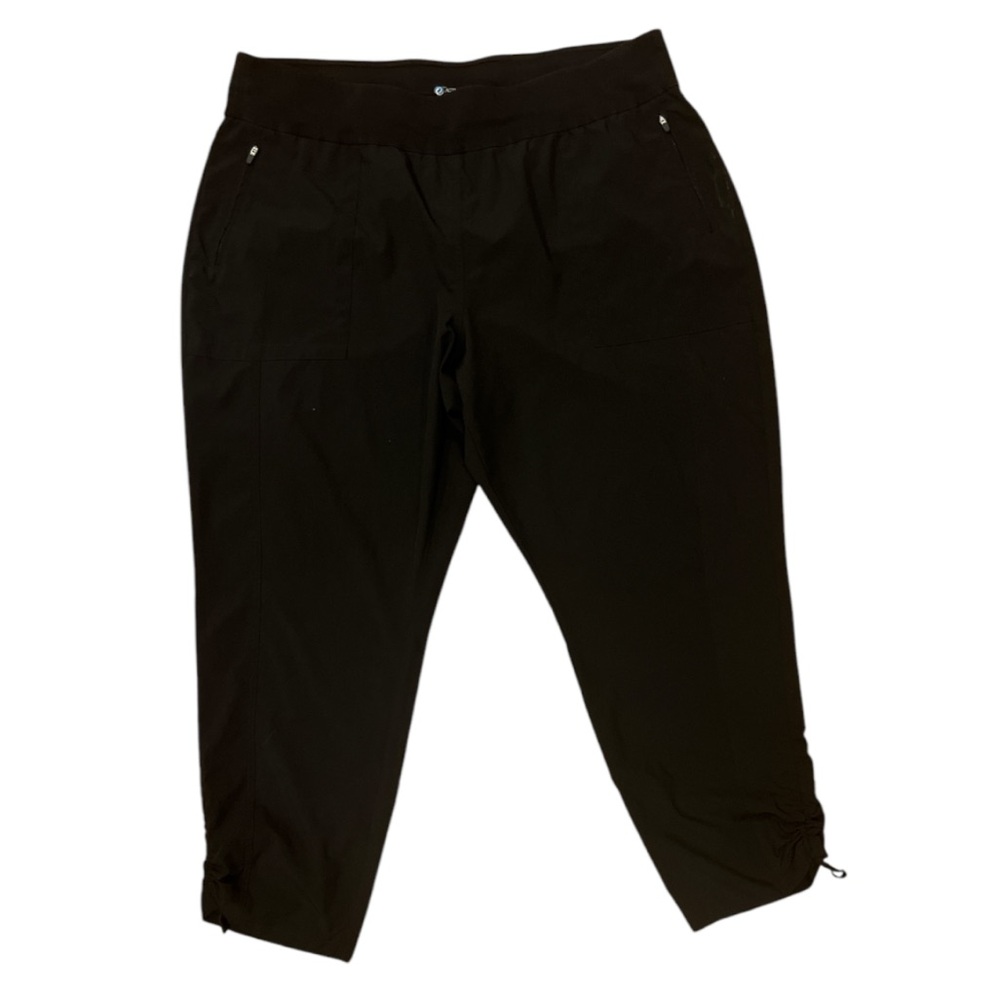 Activezone elastic waistband pants two front zipper pockets size 2X